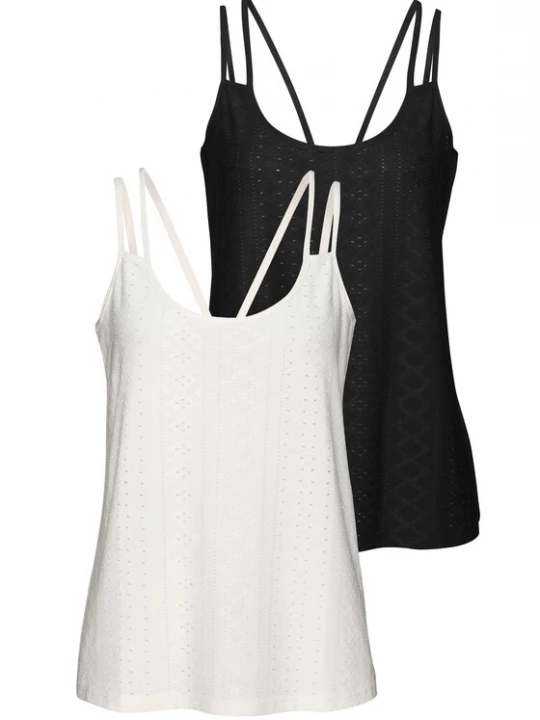 Foto van product VIVANCE Top zwart / wit
