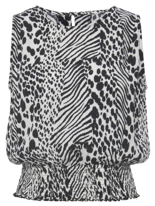 Foto van product VIVANCE Top zwart / wit