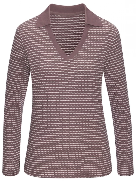 Foto van product VIVANCE Trui mauve / wit