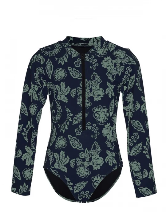 Foto van product VIVID Badpak donkerblauw / donkergroen