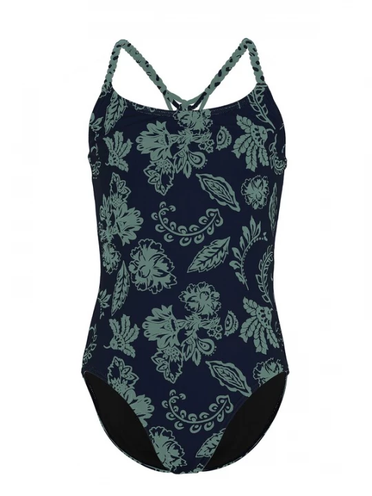Foto van product VIVID Badpak donkerblauw / groen