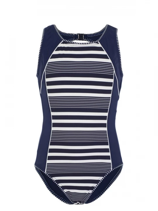 Foto van product VIVID Badpak donkerblauw / wit