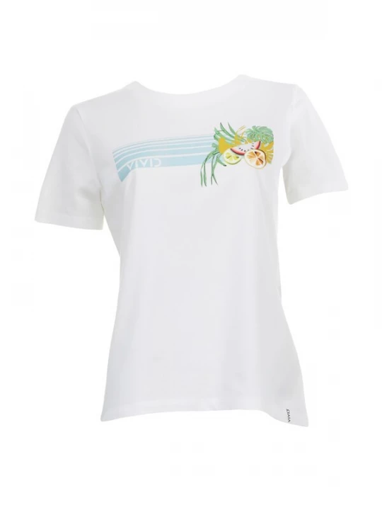 Foto van product VIVID Shirt lichtblauw / oranje / wit