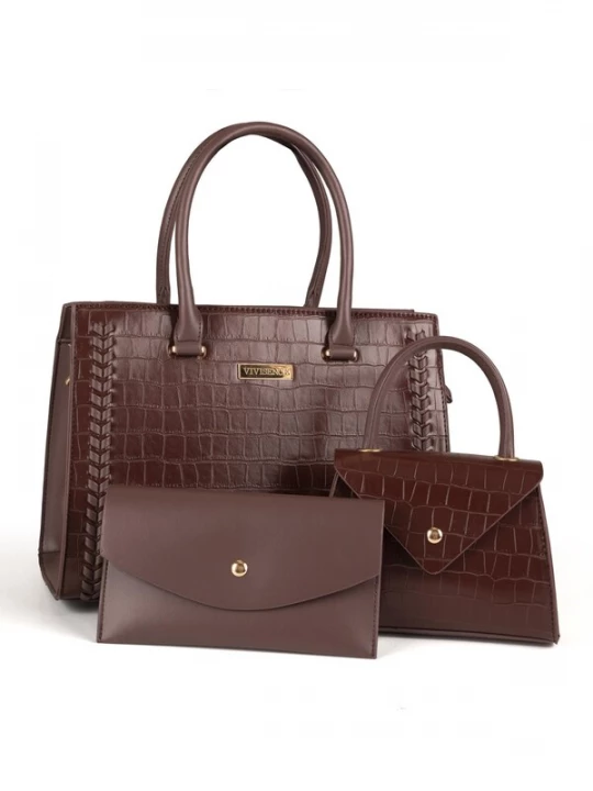 Foto van product Vivisence Handtas 'T0011' bruin