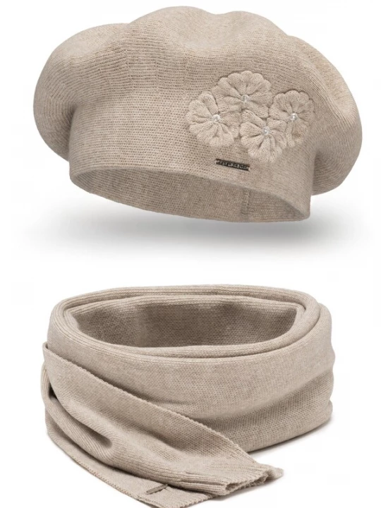 Foto van product Vivisence Muts '7006 Set' beige