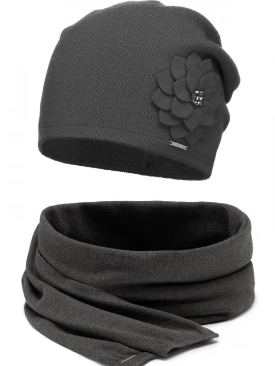 Foto van product Vivisence Muts '7010 Set' donkergrijs