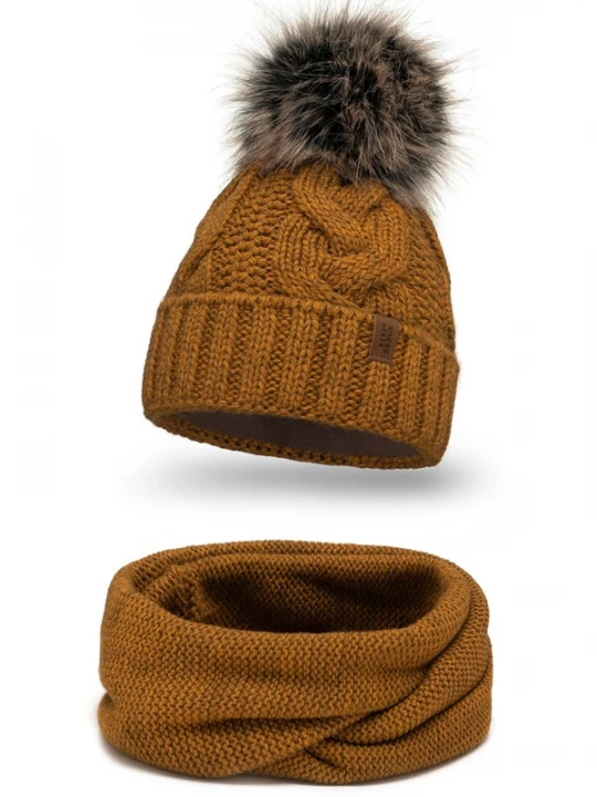 Foto van product Vivisence Muts '7014 Set' donkergeel