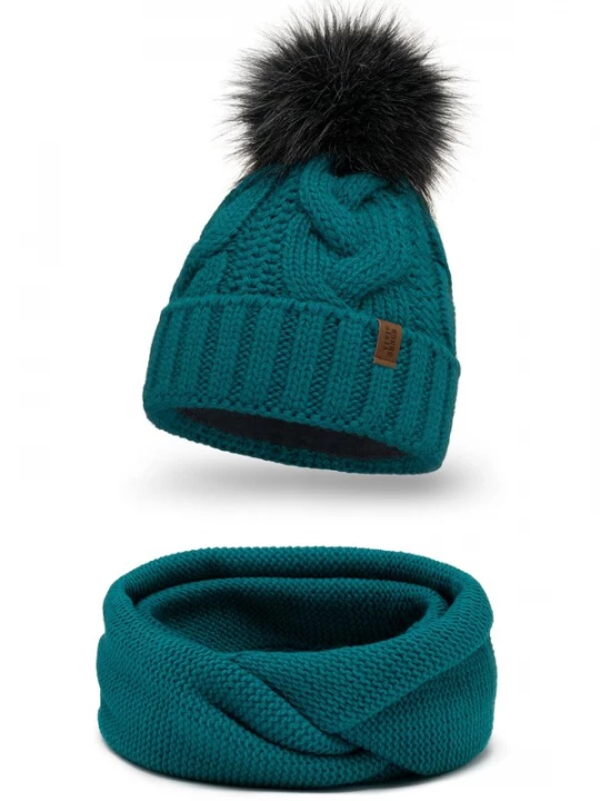 Foto van product Vivisence Muts '7014 Set' turquoise