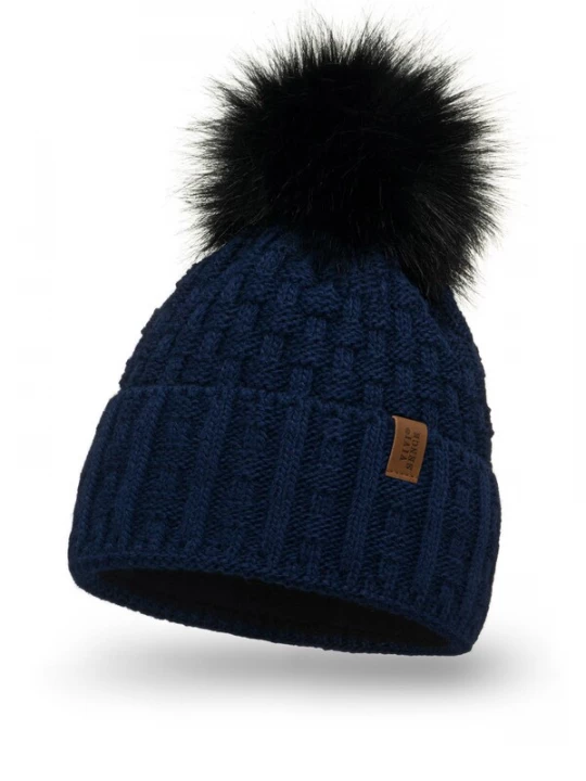 Foto van product Vivisence Muts '7015' donkerblauw