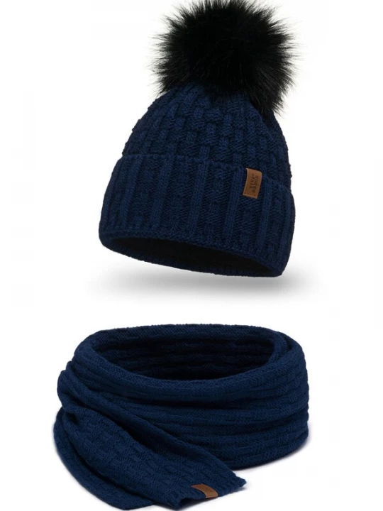 Foto van product Vivisence Muts '7015 Set' donkerblauw
