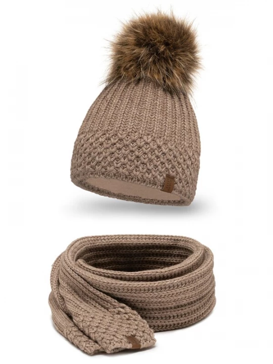 Foto van product Vivisence Muts '7016 Set' beige
