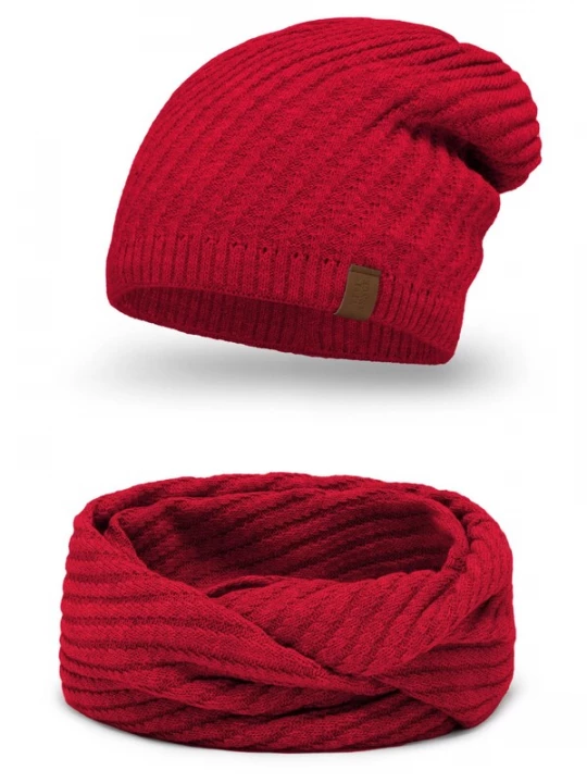 Foto van product Vivisence Muts '7017 Set' rood