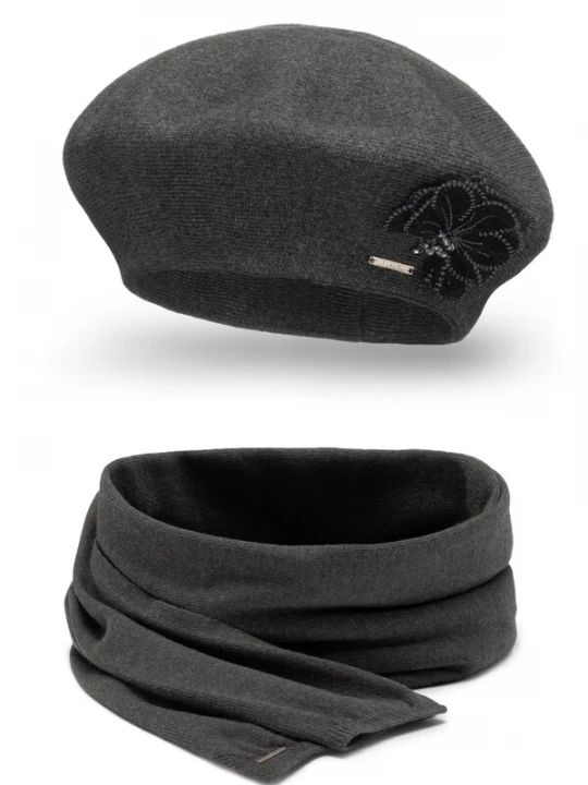 Foto van product Vivisence Muts '7036 Set' donkergrijs
