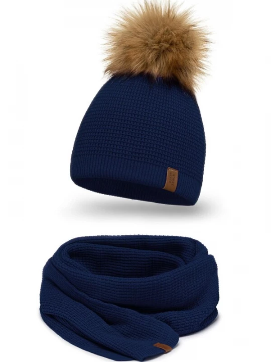 Foto van product Vivisence Muts '7042 Set' donkerblauw