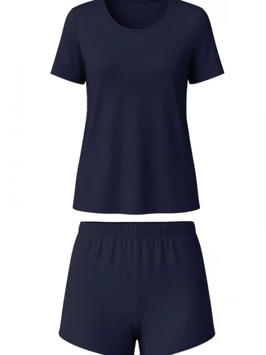 Foto van product Vivisence Pyjama '2042' donkerblauw
