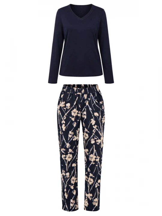 Foto van product Vivisence Pyjama '2060' donkerblauw