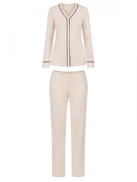 Foto van product Vivisence Pyjama '2068' offwhite