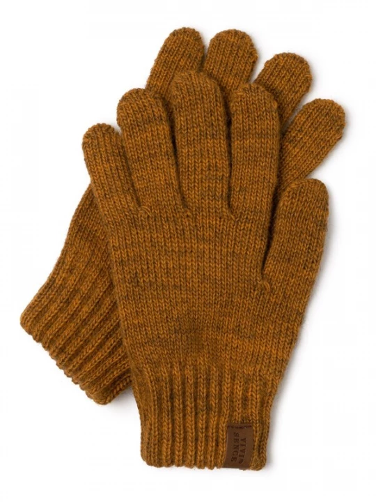 Foto van product Vivisence Vingerhandschoenen '7014R' donkergeel