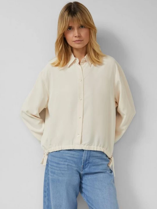 Foto van product Vloeiende blouse met strikdetail s.Oliver beżowy
