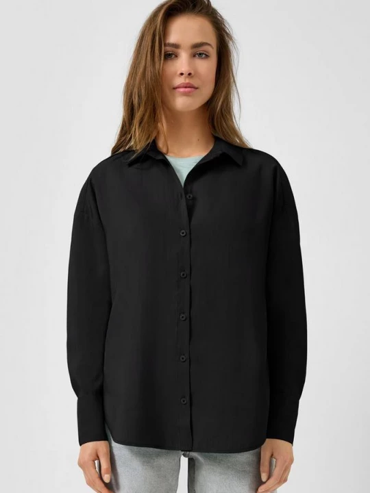 Foto van product Vloeiende blouse QS zwart