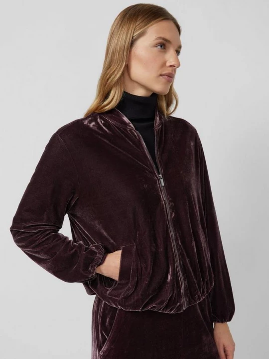 Foto van product Vloeiende fluwelen blouson s.Oliver