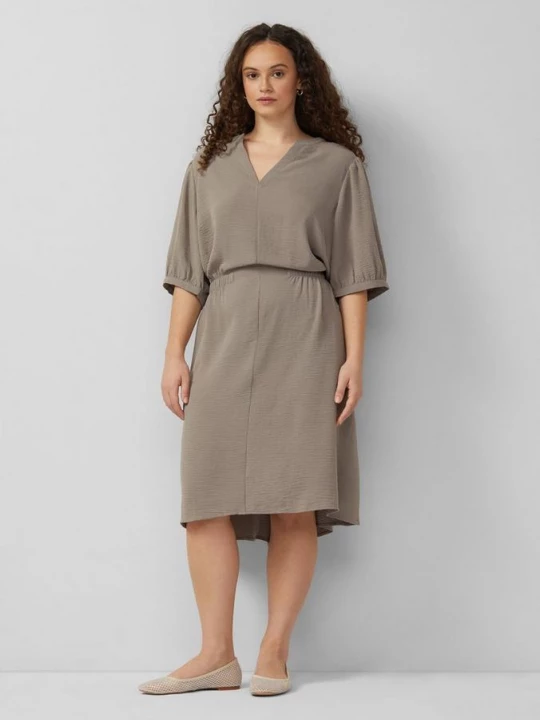 Foto van product Vloeiende jurk QS bruin