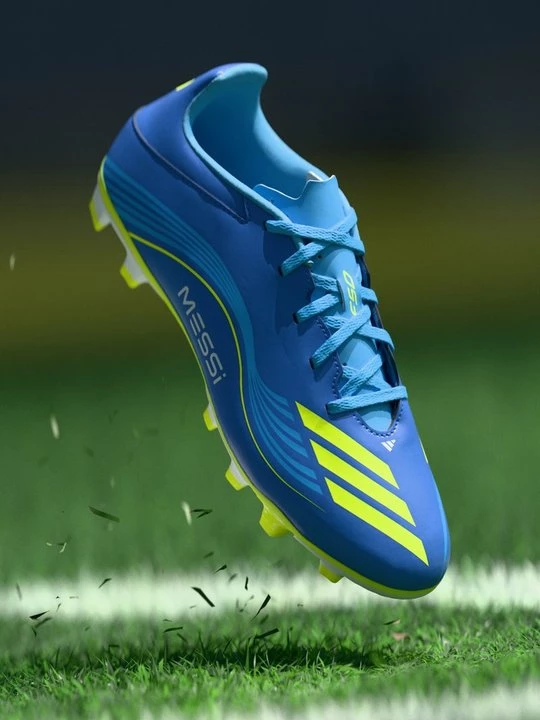 Foto van product Voetbalschoenen voor harde ondergrond Adidas koningsblauw