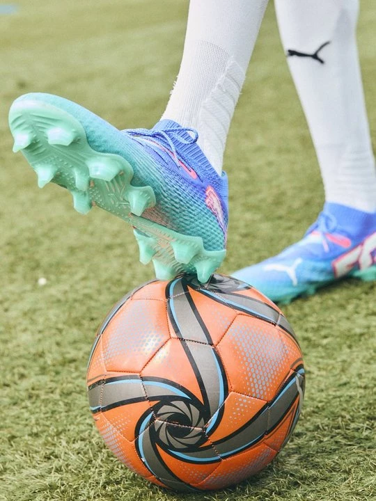 Foto van product Voetbalschoenen voor harde ondergrond Puma blauw