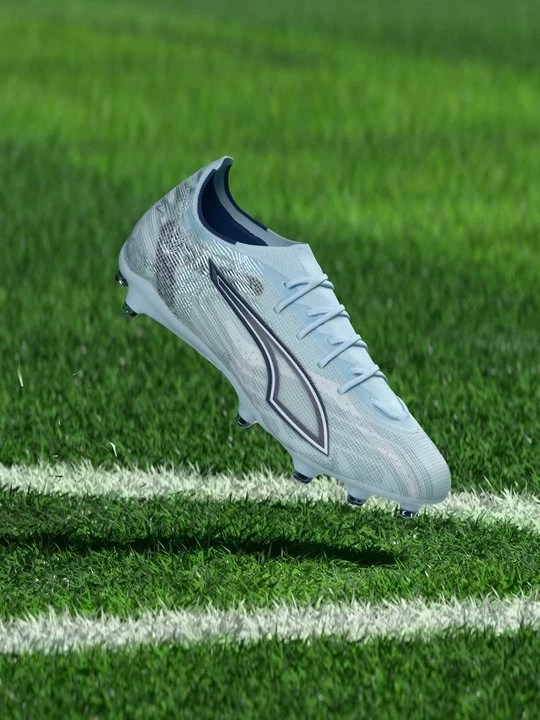 Foto van product Voetbalschoenen voor harde ondergrond Puma lichtblauw