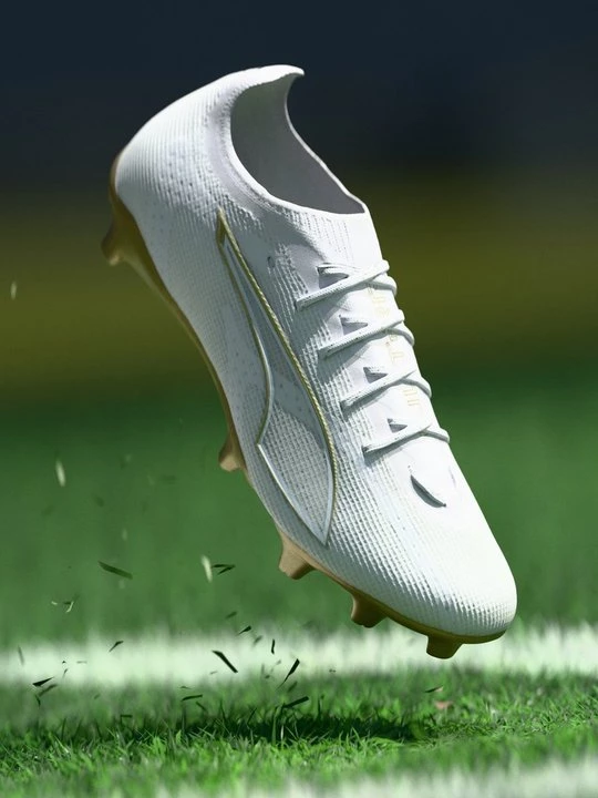 Foto van product Voetbalschoenen voor harde ondergrond Puma wit