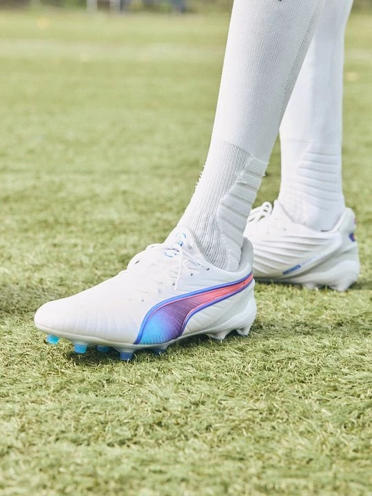 Foto van product Voetbalschoenen voor harde ondergrond Puma wit