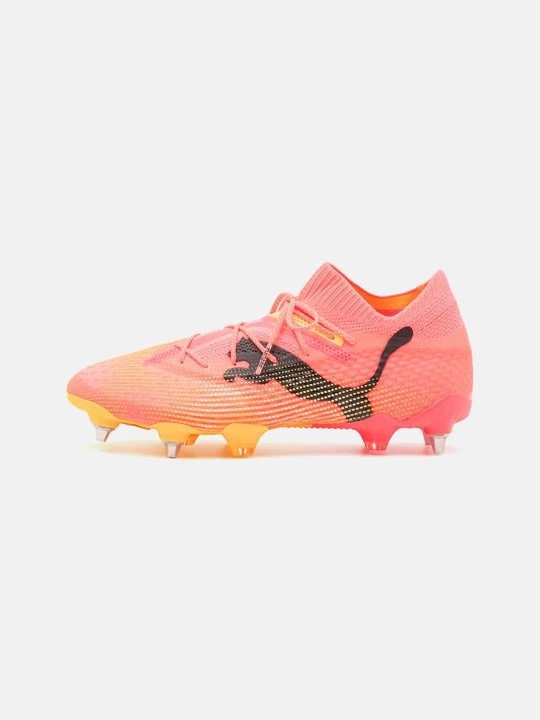 Foto van product Voetbalschoenen voor zachte ondergrond Puma oranje gemêleerd