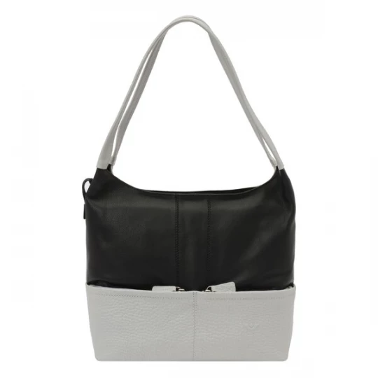 Foto van product VOi Shopper 'Boston' lichtgrijs / zwart