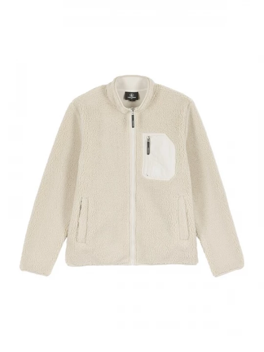 Foto van product Volcom Fleece jas 'Muzzer Fuzzar' beige