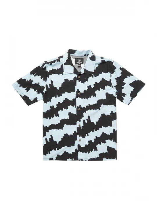 Foto van product Volcom Overhemd 'Cosmic Love' lichtblauw / zwart