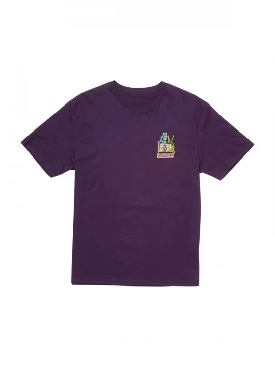Foto van product Volcom Shirt 'Catv' azuur / geel / donkerlila / zwart