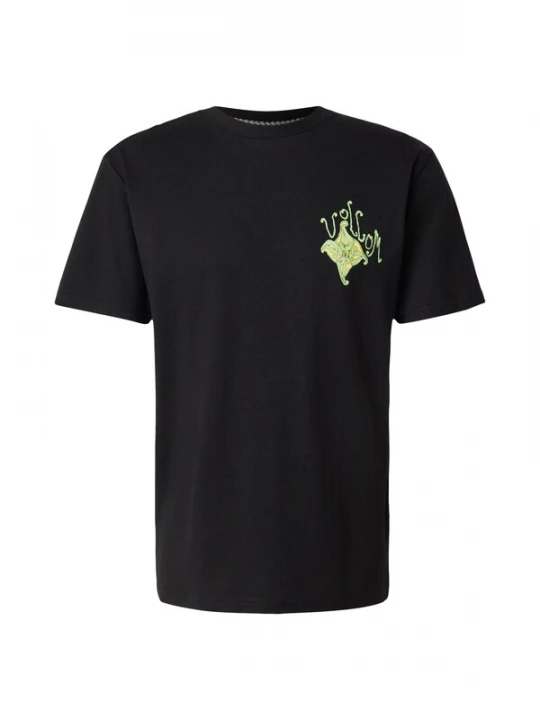 Foto van product Volcom Shirt 'FISHYSTAR' lichtgeel / lichtgroen / zwart