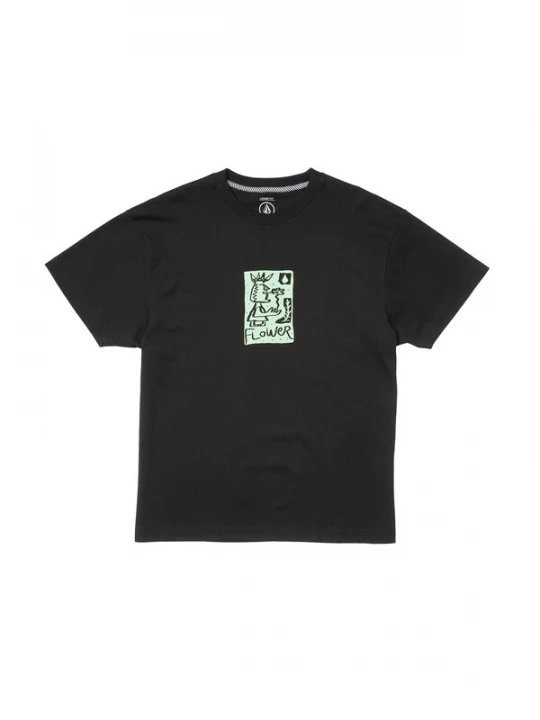 Foto van product Volcom Shirt 'Flowatch' lichtgroen / zwart