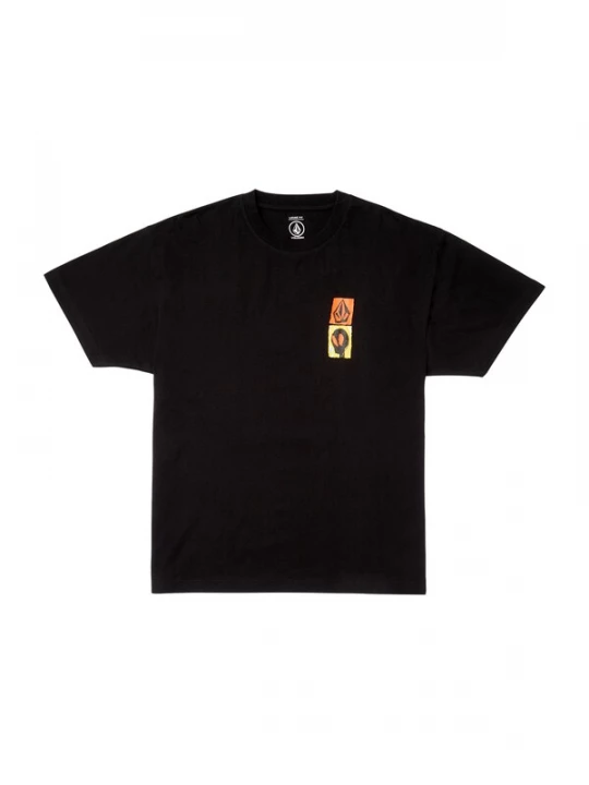 Foto van product Volcom Shirt 'Gonyvaders' citroen / donkeroranje / zwart / wit