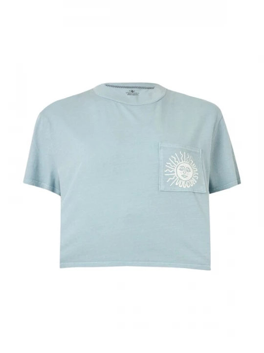 Foto van product Volcom Shirt 'Pocket Dial' blauw / wit