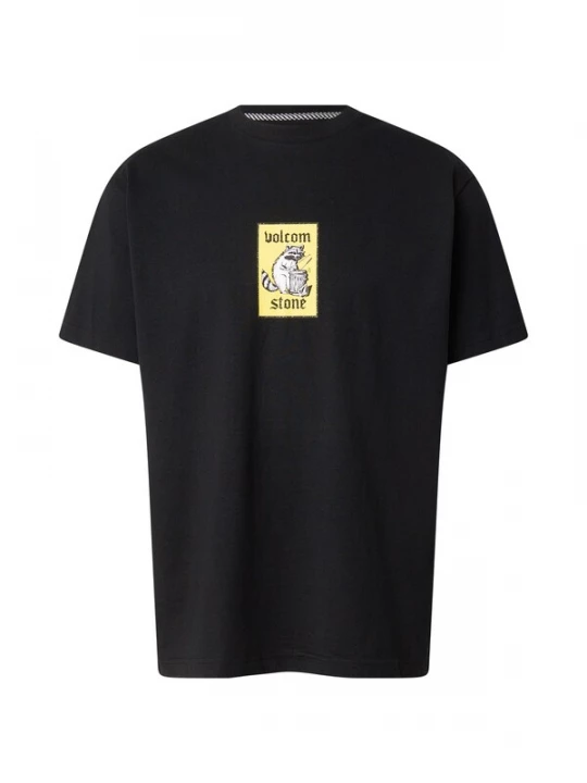 Foto van product Volcom Shirt 'ROCKOUT' geel / zwart / wit