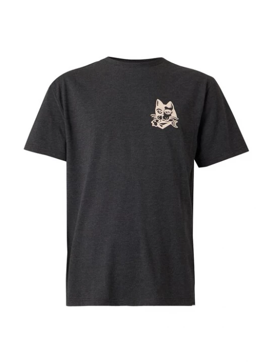 Foto van product Volcom Shirt 'TASTY' ecru / zwart gemêleerd