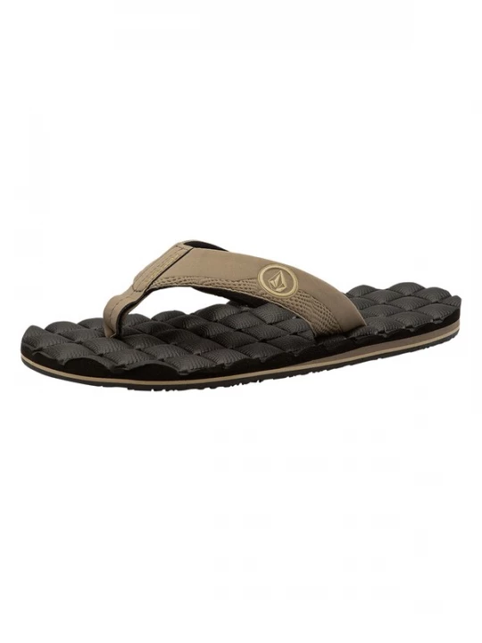 Foto van product Volcom Teenslippers ' RECLINER ' kaki