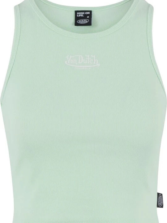 Foto van product Von Dutch Originals Top 'Sydney' mintgroen / offwhite