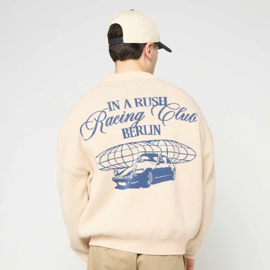Foto van product Vortex Knit Sweater PROHIBITED beżowy