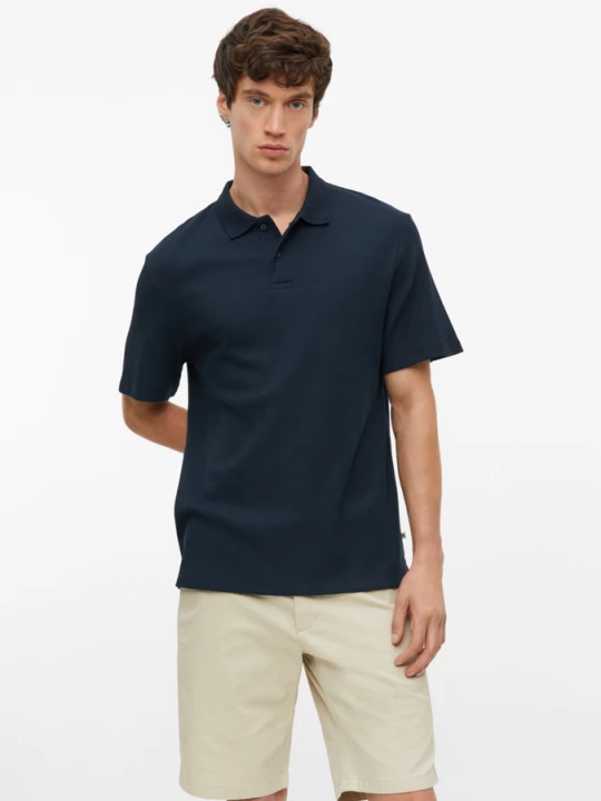 Foto van product Wafel piqué polo s.Oliver blauw