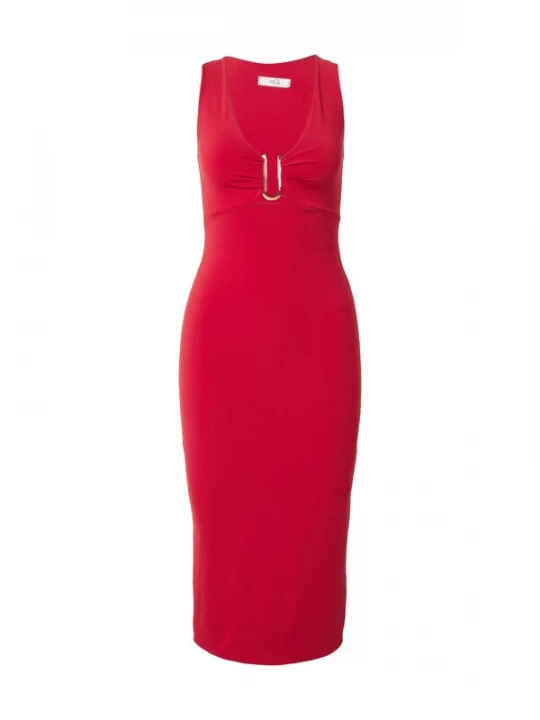 Foto van product WAL G. Jurk 'DEMINA' goud / rood