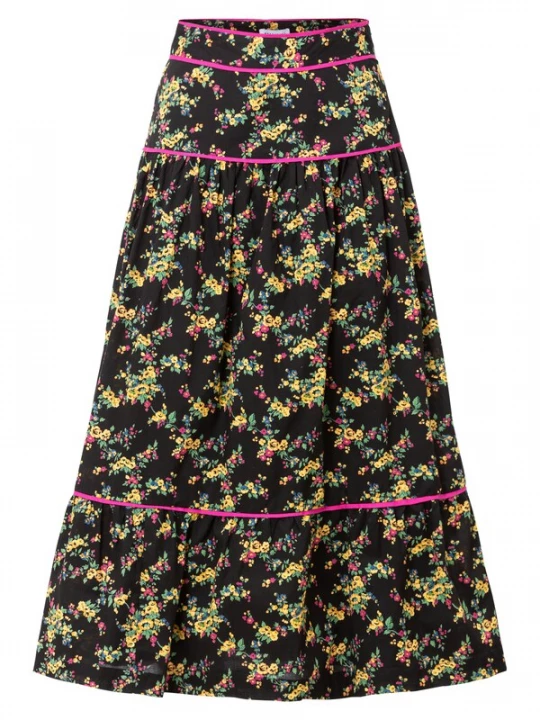 Foto van product Warehouse Rok geel / groen / pink / zwart