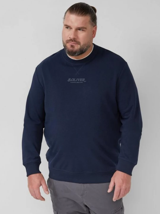 Foto van product Warm sweatshirt met logo-illustratie s.Oliver blauw