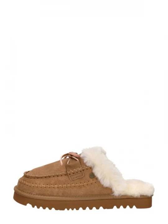 Foto van product Warmbat Huisschoenen 'Marra' cognac